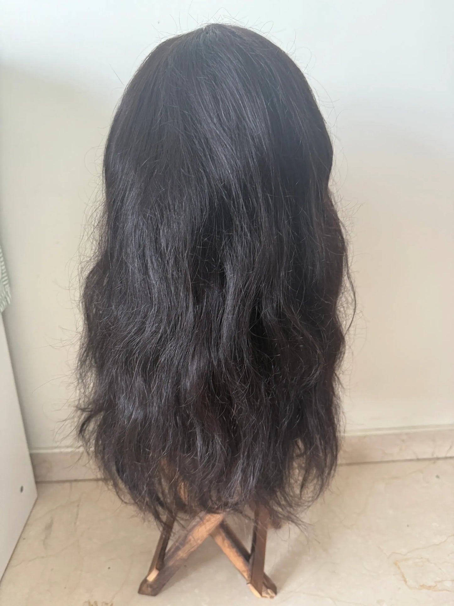 Serenity Luxe Wigs | Hypoallergenic Wig for Sensitive Scalps | Ultimate Comfort, Hand-Tied & Premium Fiber Friendly Wig | Super Light | High Breathability | Super Soft Mono Top