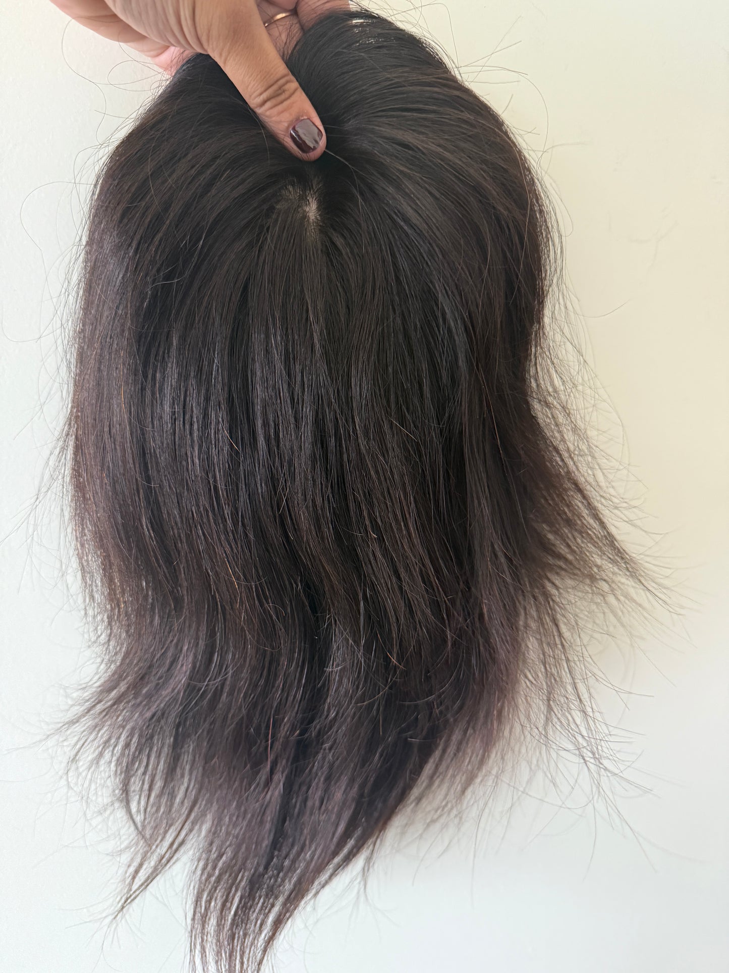 7x8 inch Silk Base | Realistic hairline | Human hair topper for Women