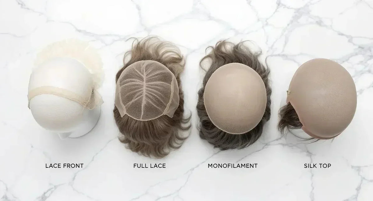 The Ultimate Guide to Wig Scalp Types: Lace, Monofilament, Silk, and P ...