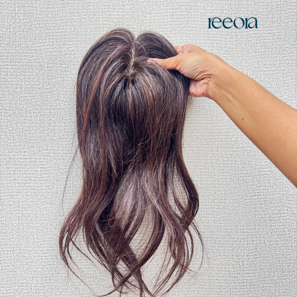 4X4 Silk Base Human Hair Topper for Women