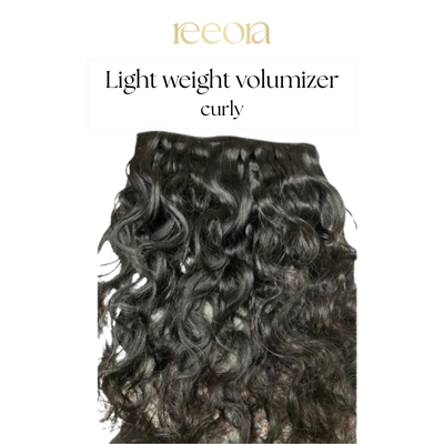 Hair Volumizer - Curly - 4 clips - Black