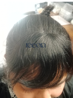 1 Clip Forehead Bangs | 100% human hair | Natural colours