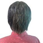 Irene Wig | Salt & Pepper Human Hair| Pixie Cut | Ready to Ship | Wefted Base