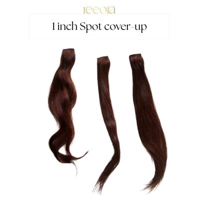 1 inch Colour hair strip - Brown | 100% Human Hair | 14-26 Inch | Straight