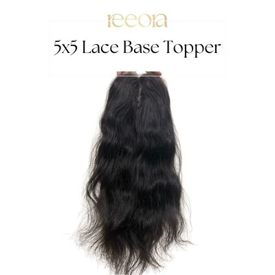5X5 Lace Base Human Hair Topper For Women | Hair Extension