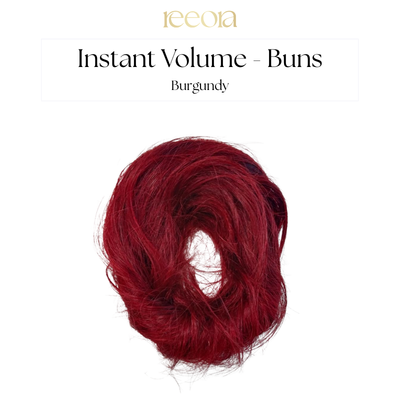 Messy Bun Scrunchie - Burgundy