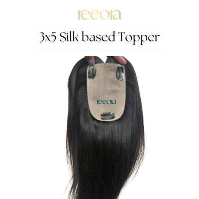 3x5 Silk Base I Human hair Topper For Women I Hair Extensions