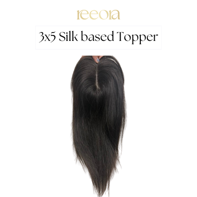3x5 Silk Base I Human hair Topper For Women I Hair Extensions