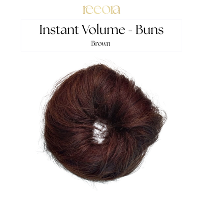 Messy Bun Scrunchie - Dark Brown