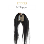 2X2 Skin Based Women's Hair Topper | Natural Looking Scalp | Natural Black