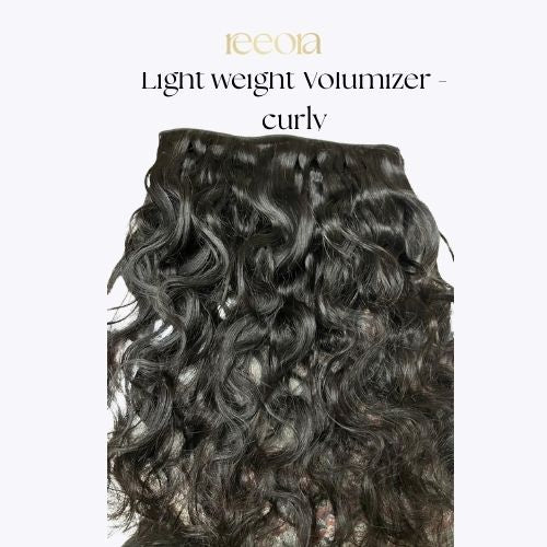 Hair Volumizer - Curly - 4 clips - Black