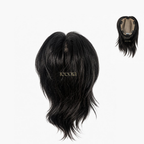 Half Wig for Women | Crown & Side Thinning Volume & Length | Silk base