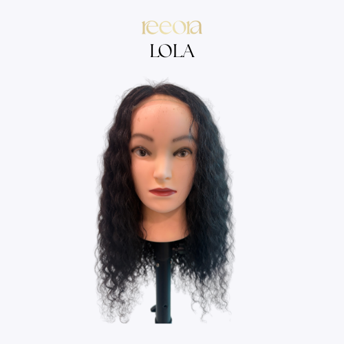 Lola | Curly hair wig | Basic Plus wig with partition flexibility | Lace front | Jet Black