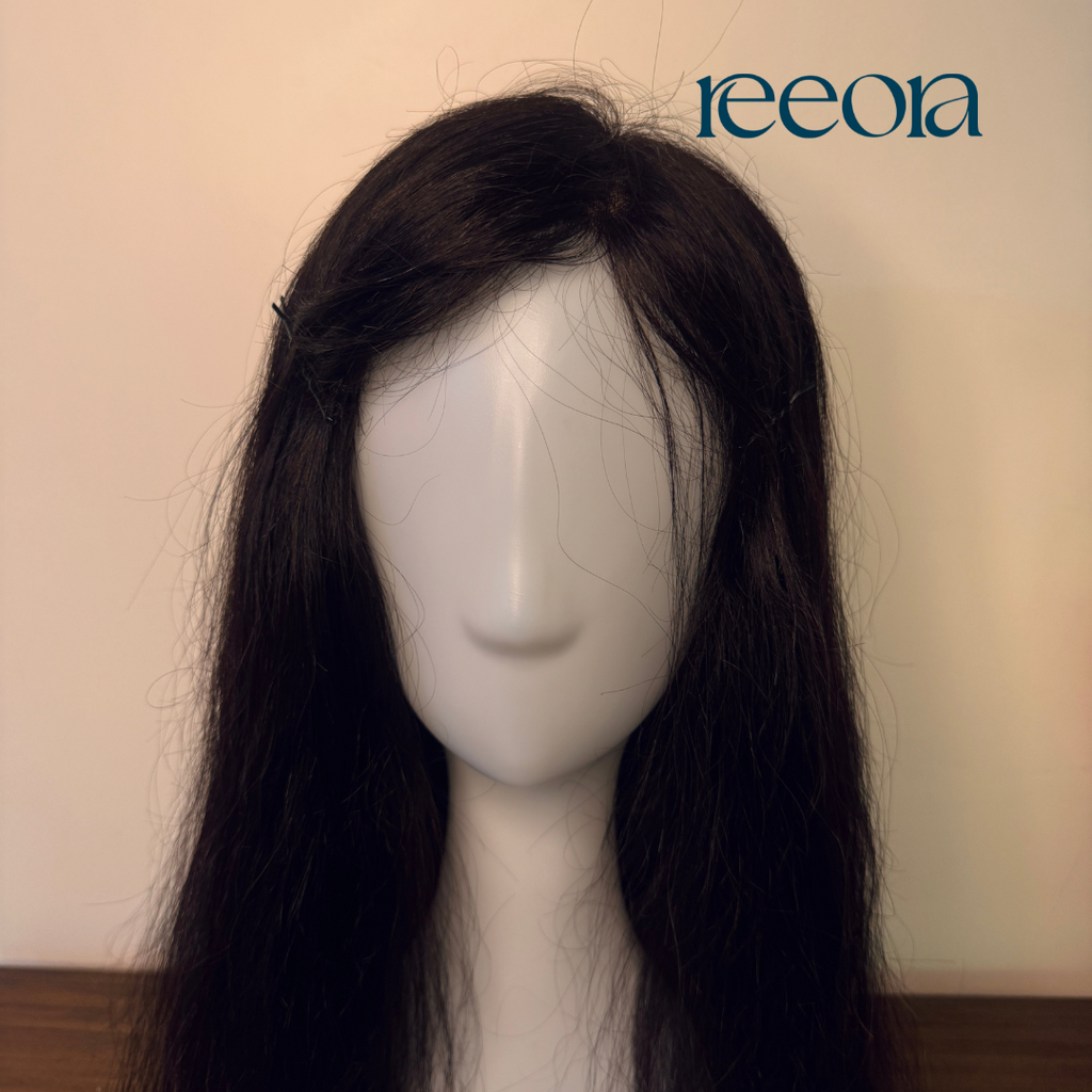 Silk and Lace Base, Hand Tied 18 inch Women's Wig