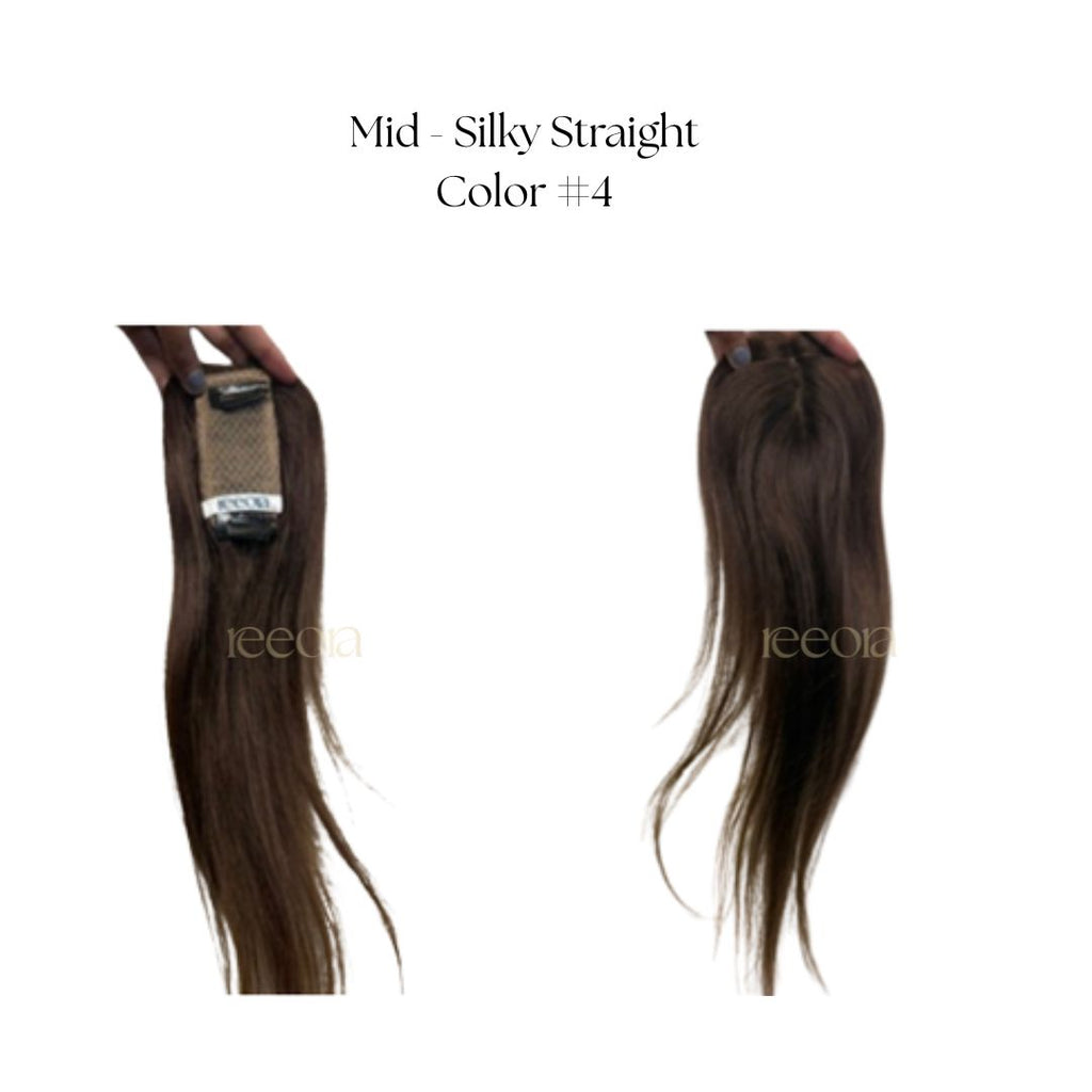 Scalpline topper - Wide Parting coverage | Central Scalp Thinning Coverage | Silk Base