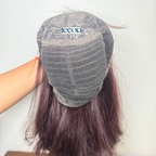 Deep and Rich Auburn Wig, Machine Made and 16 inchs