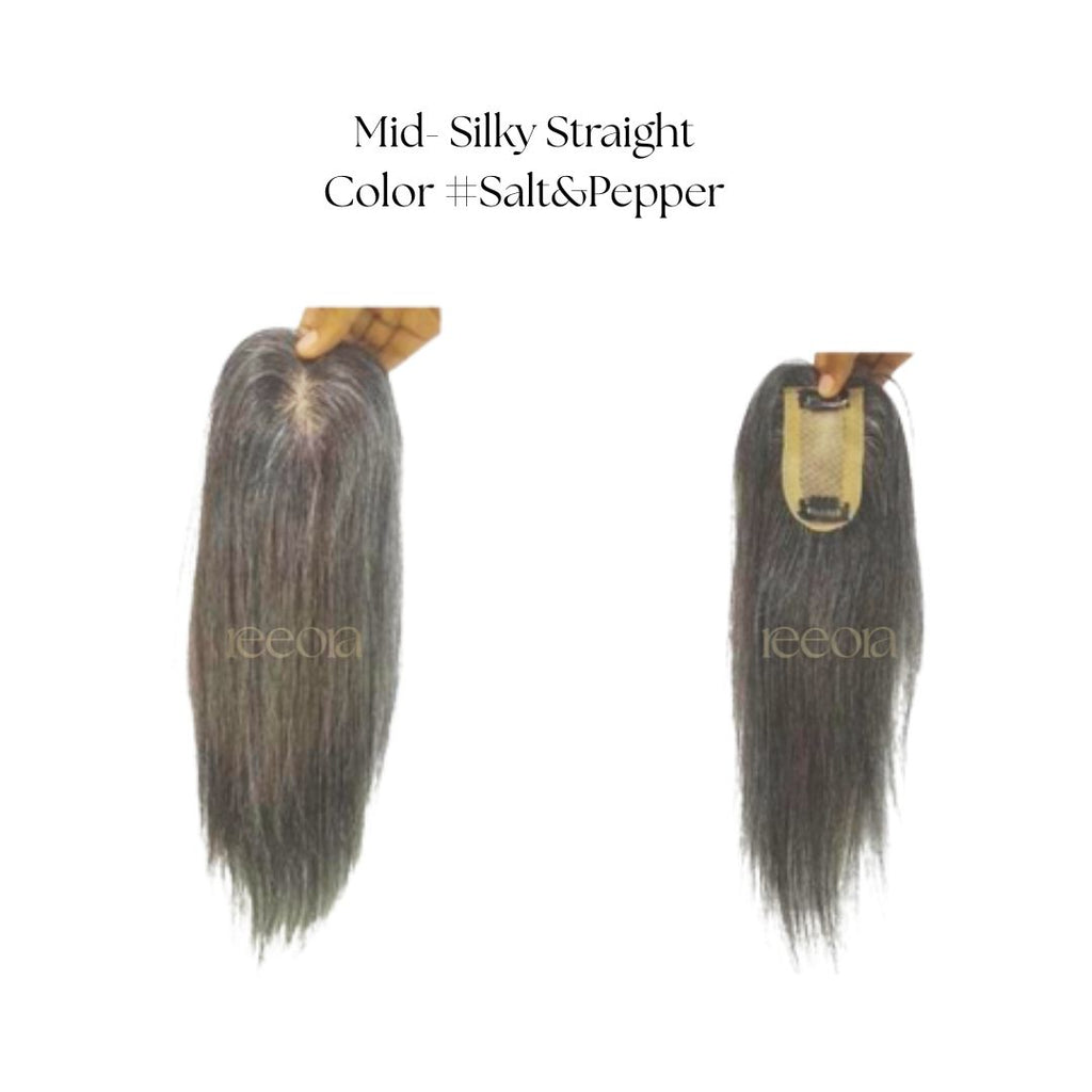 Scalpline topper - Wide Parting coverage | Central Scalp Thinning Coverage | Silk Base