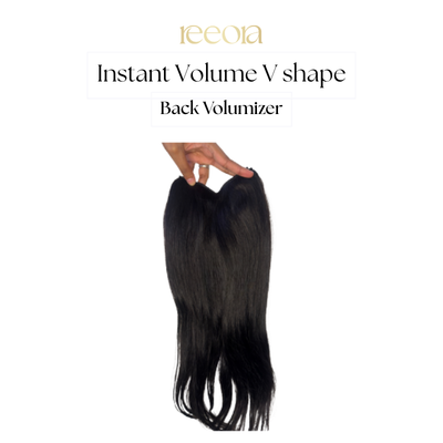 Women's Hair Topper 22 Inch - V Clip Back Volumizer for Hair Loss & Thinning | Reeora Premium Hair Extension