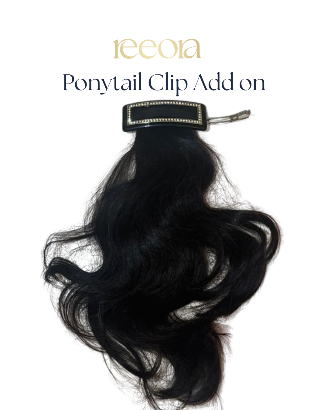 Ponytail Clip-In Hair Extensions - 100% Human Hair | Easy Straightwear | Natural Looking Hairstyle Boosters | Changeable Clips