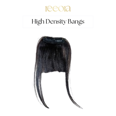 Forehead Bangs | 100% human hair | High density | Natural black