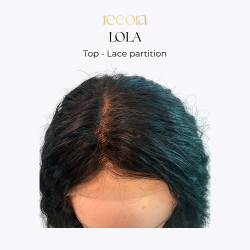 Lola | Curly hair wig | Basic Plus wig with partition flexibility | Lace front | Jet Black