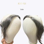 Receding Band - Small | Salt & Pepper | Lace Hairline Band | 100% Human Hair | For Receding Hairlines (Copy)