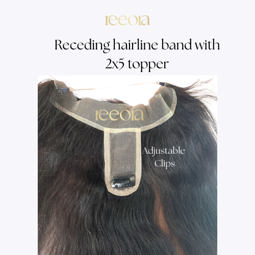 Receding Hairline Band with 2x5 topper | Natural Hair