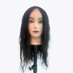 Half Wig for Women | Crown & Side Thinning Volume & Length | Silk base