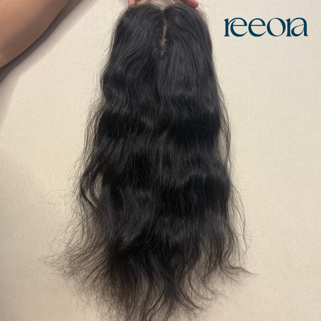 5X5 Lace Base Human Hair Topper For Women