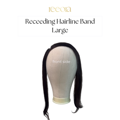Receeding Hairline band - Large | 2.5 inch thickness | Clipless topper