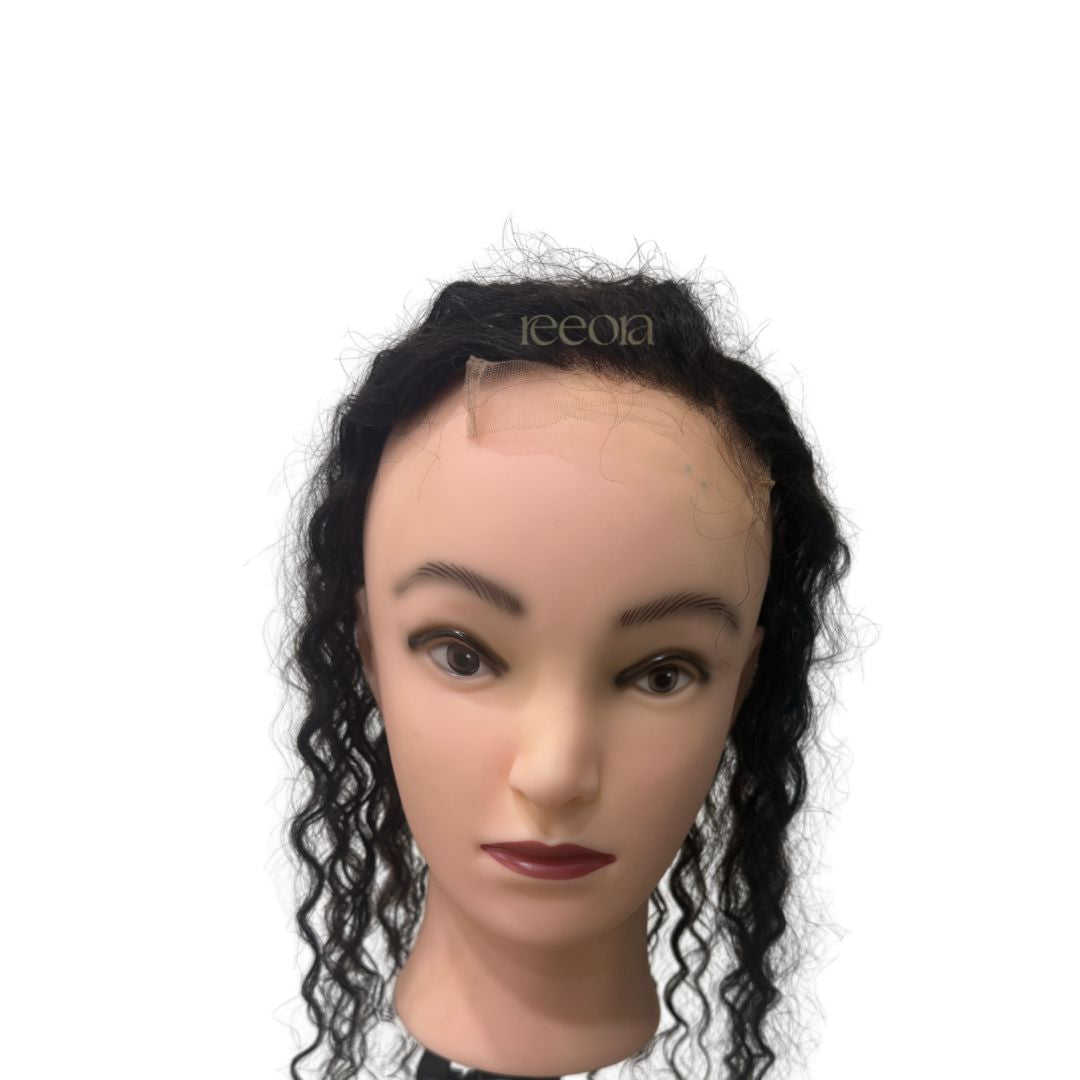 Crown Topper Low Density | Seamless Blend for Fine & Thin Hair | Lace topper