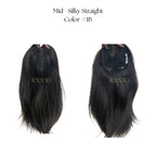 Crown Topper Low Density | Seamless Blend for Fine & Thin Hair | Lace topper
