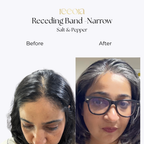Receding Band - Small | Salt & Pepper | Lace Hairline Band | 100% Human Hair | For Receding Hairlines (Copy)