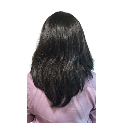 Short Straight hair wig - Natural black - cap style & easy to wear