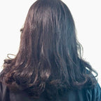 Wig with Natural Waves – Natural Black colour and 18 Inch length