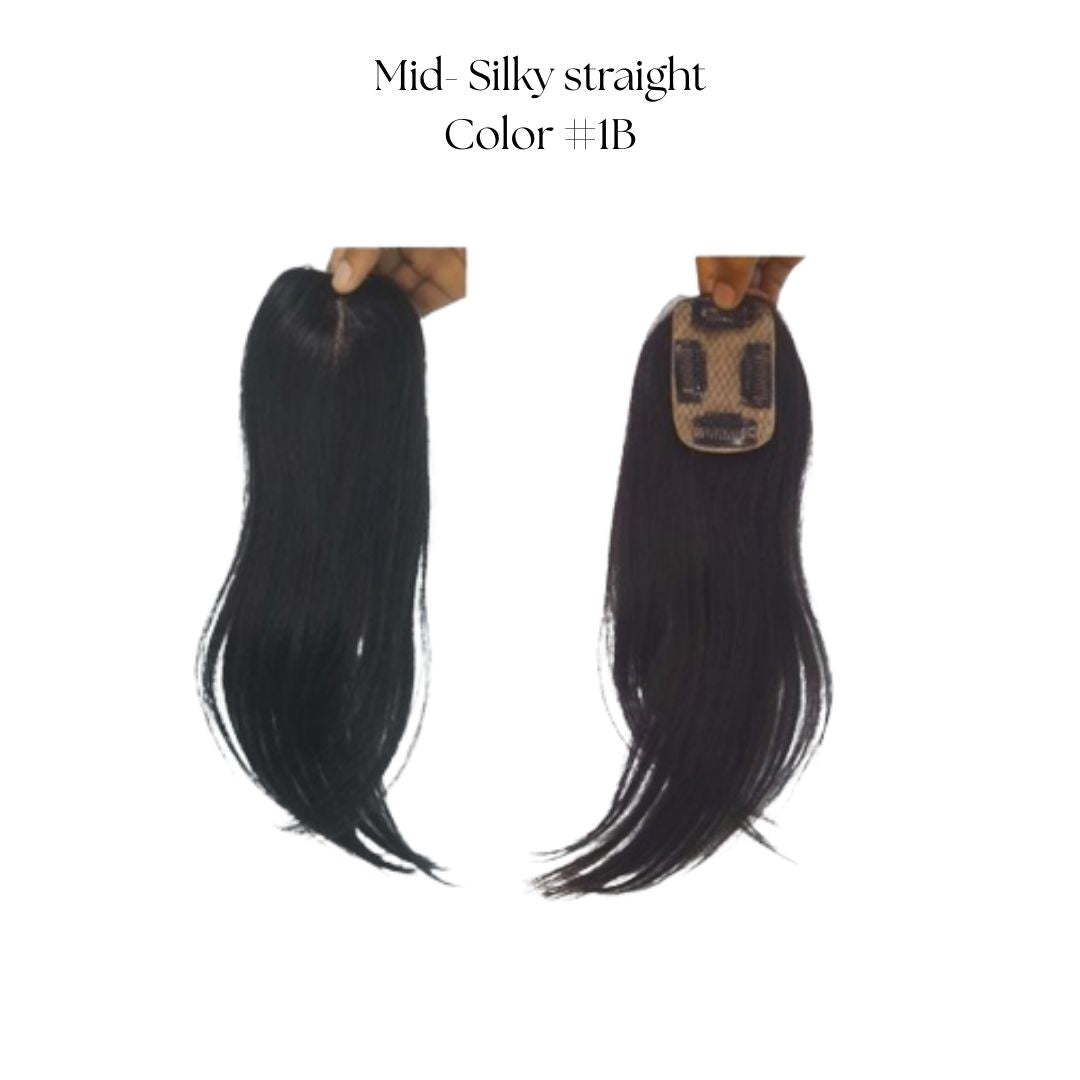 Crown Topper - Small  | Early Stage Crown Thinning for Women |Silk