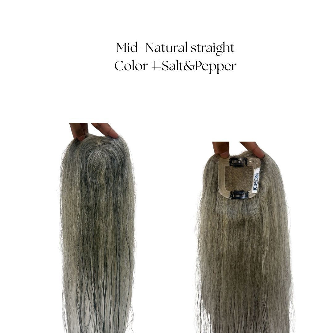 Crown Topper - Small  | Early Stage Crown Thinning for Women |Silk