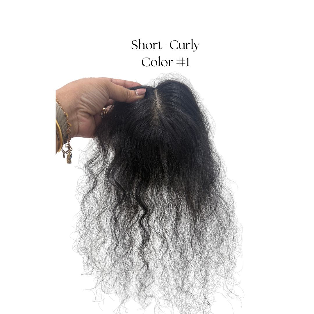 Crown Topper - Small  | Early Stage Crown Thinning for Women |Silk