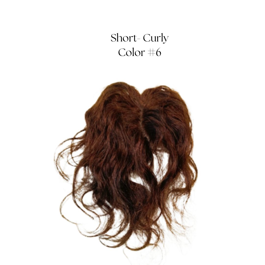 Crown Topper - Small  | Early Stage Crown Thinning for Women |Silk