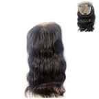 Crown Topper - Large  | Maximum Crown Thinning Coverage for Women | Silk topper with lace
