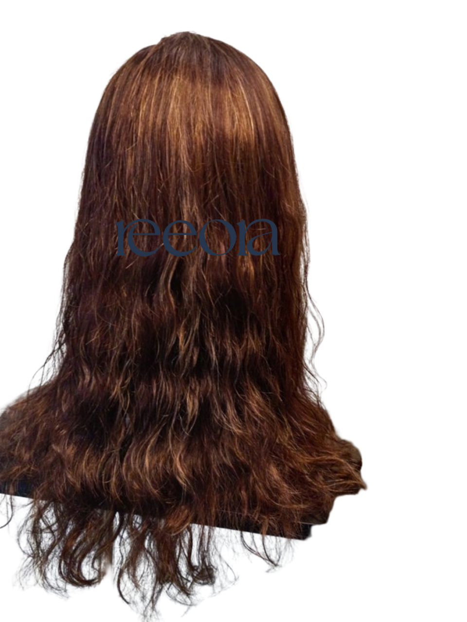 Hazelnut Brown Wavy Wig 18 Inch - Premium Human Hair Full Lace Wig for Women | Natural Looking Hair Replacement