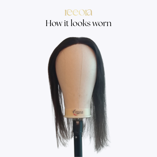 Receeding Hairline band with 4x4 Topper | Clipless topper