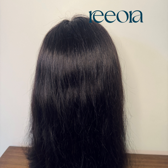 Silk and Lace Base, Hand Tied 18 inch Women's Wig