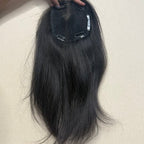 5x6 Transparent Base and Black Lace base Human Hair Topper For Women