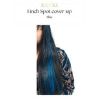 1 inch Colour hair strip  - Blue | 100% Human Hair | 14-26 Inch | Straight