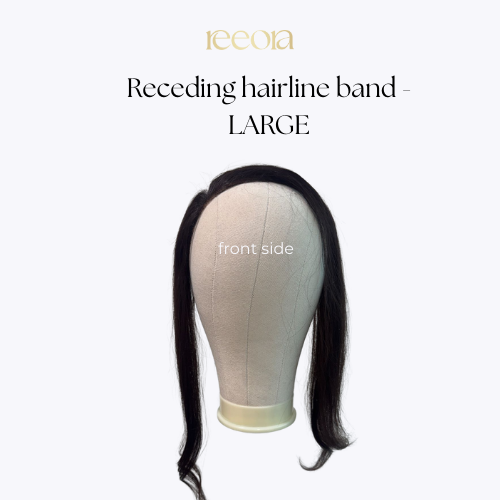 Receeding Hairline band - Large | 2.5 inch thickness | Clipless topper