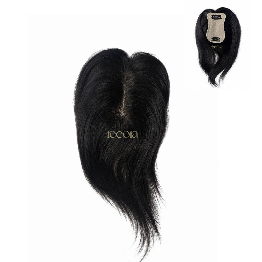 Crown Topper - Midsize | Moderate Crown Thinning & Volume | Silk Base