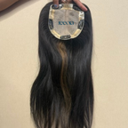 5x5 Silk Base Human Hair Topper For Women