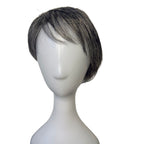 Irene Wig | Salt & Pepper Human Hair| Pixie Cut | Ready to Ship | Wefted Base