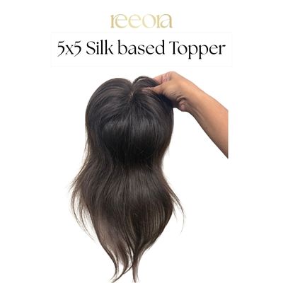 5x5 Silk Base I Human Hair Topper For Women I Hair Extensions